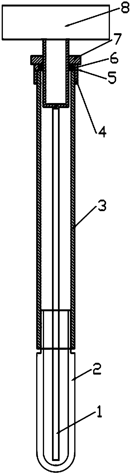 Soil moisture monitor for direct-connected vacuum pressure gauge