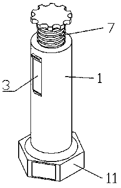 Adjustable internal hexagonal wrench