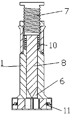 Adjustable internal hexagonal wrench