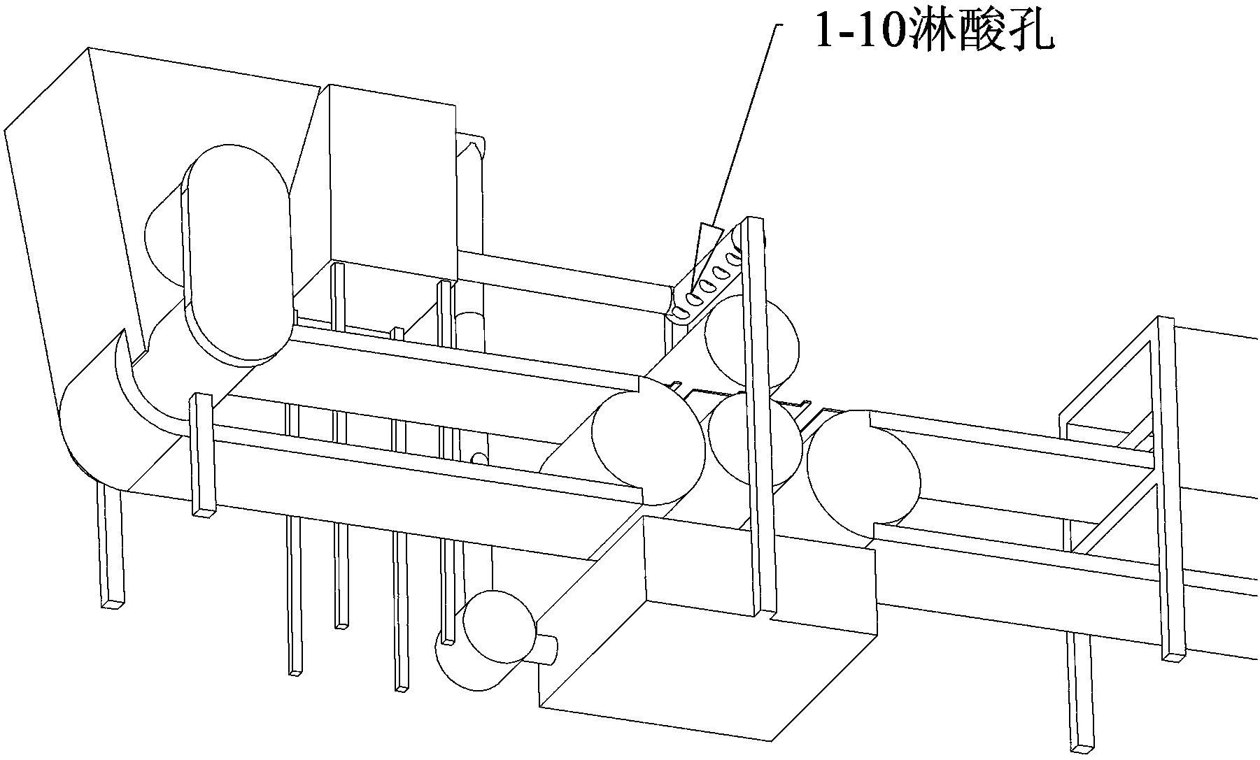 Storage battery electrode plate acid spraying and preparation method thereof