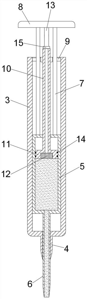 A drug-applying device for anorectal medicine