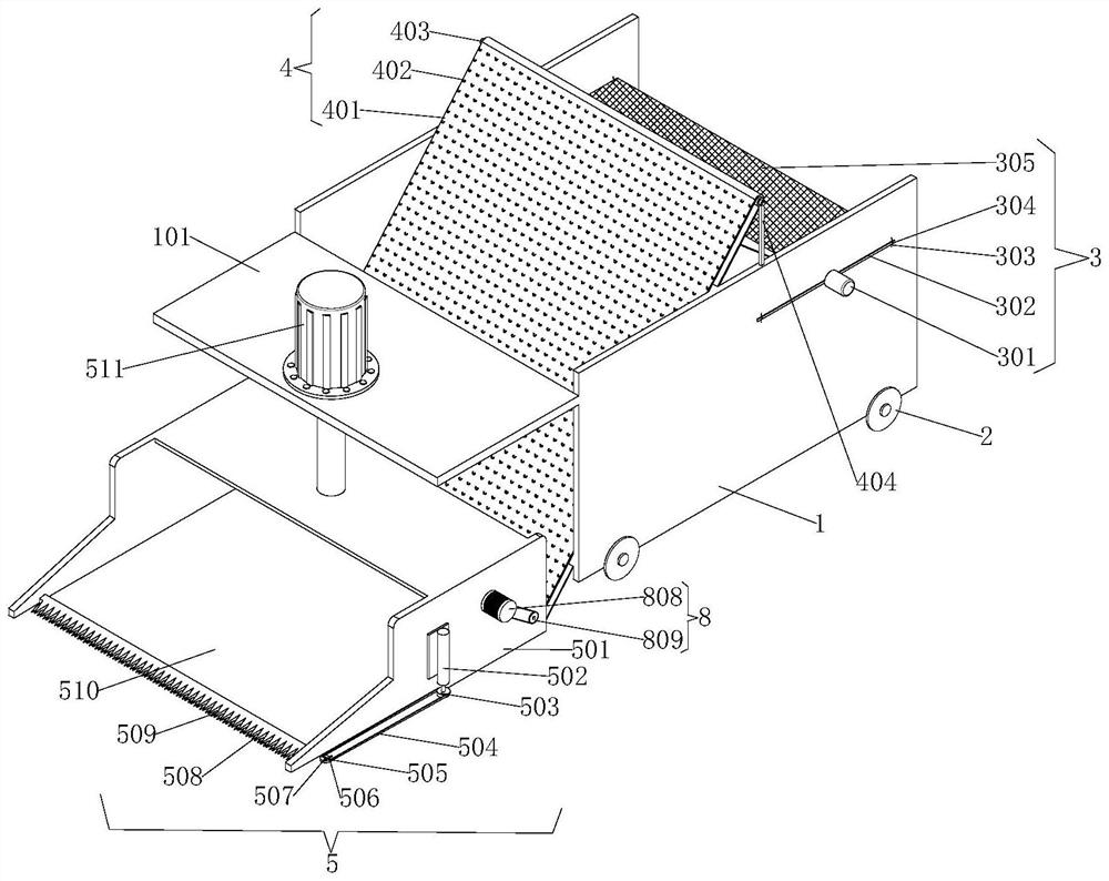 Mushroom planting harvesting auxiliary device