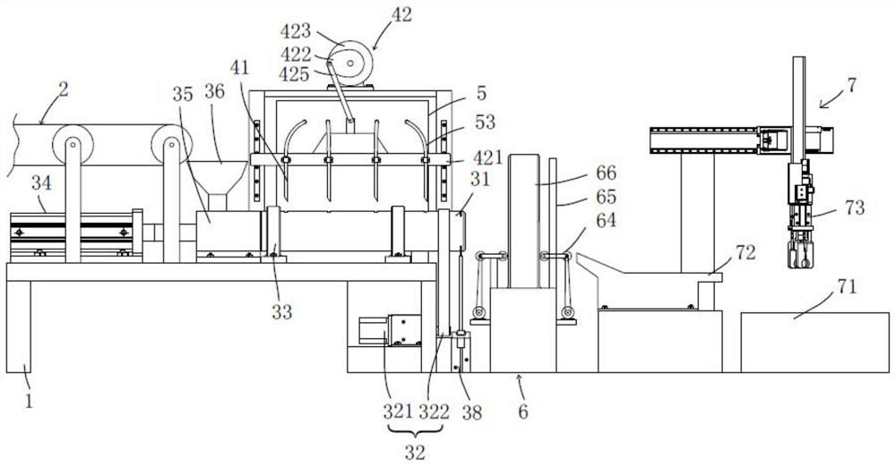 Automatic edible fungus solid inoculation system