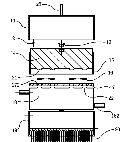 Medium phase-change energy-storage thermoelectric power generating system