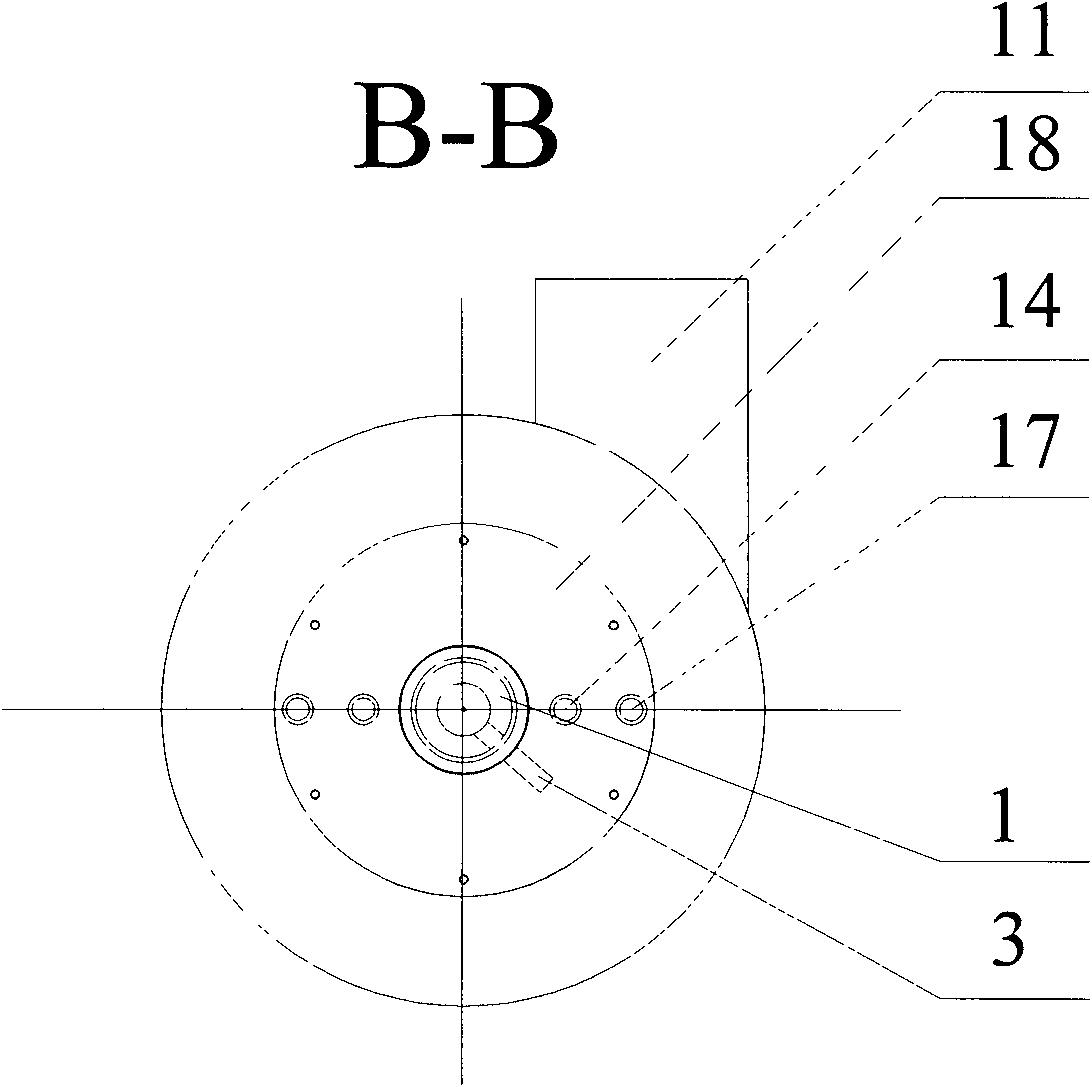 Self-stabilizing three-stage air-distribution low-NOx pulverized coal burner