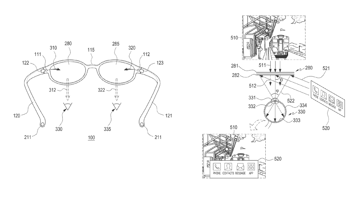 Method for providing virtual image to user in head-mounted display device, machine-readable storage medium, and head-mounted display device