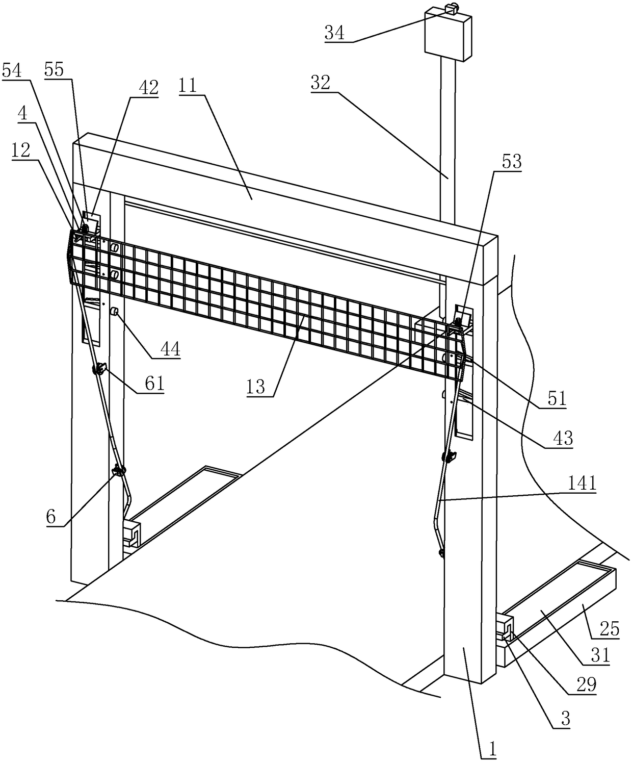 High-speed height limiting system