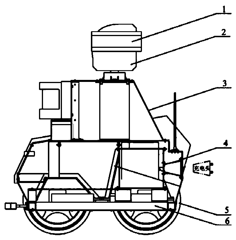 Camera angle self-adaptive adjustment method for intelligent inspection robot