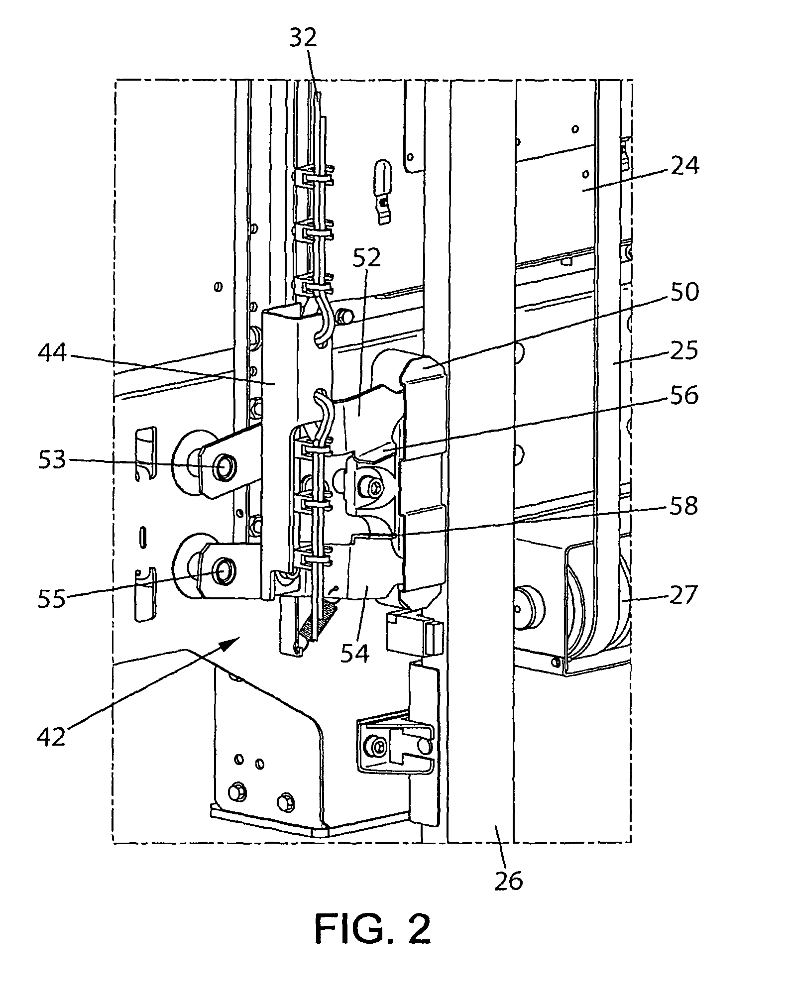 Elevator having a limit switch for controlling power to the drive system as an elevator car approaches a shallow pit or a low overhead