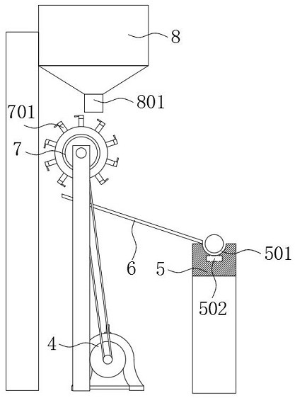 Automatic production and assembly equipment capable of detecting vibration amplitude of cell phone vibrator