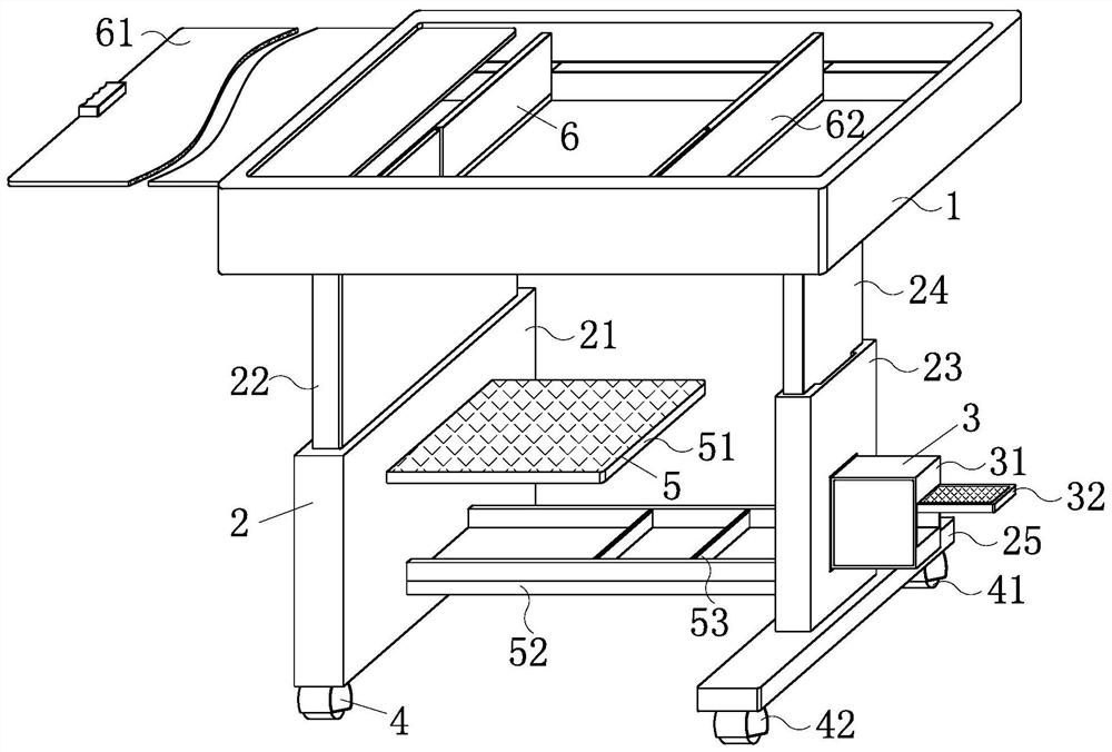 A special bracket for obstetrics and gynecology surgical equipment