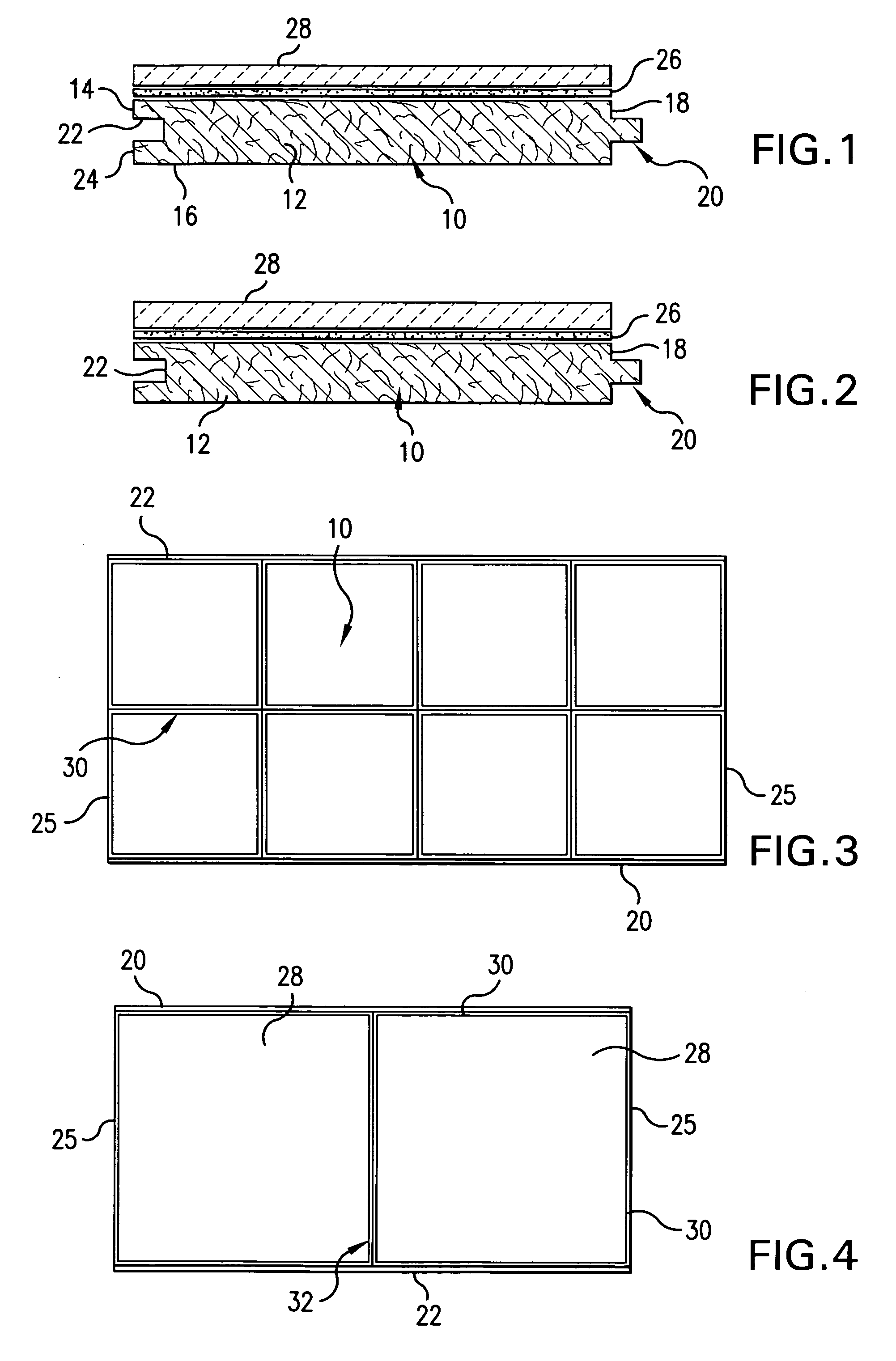 Hard surface-veneer engineered surfacing tiles and methods