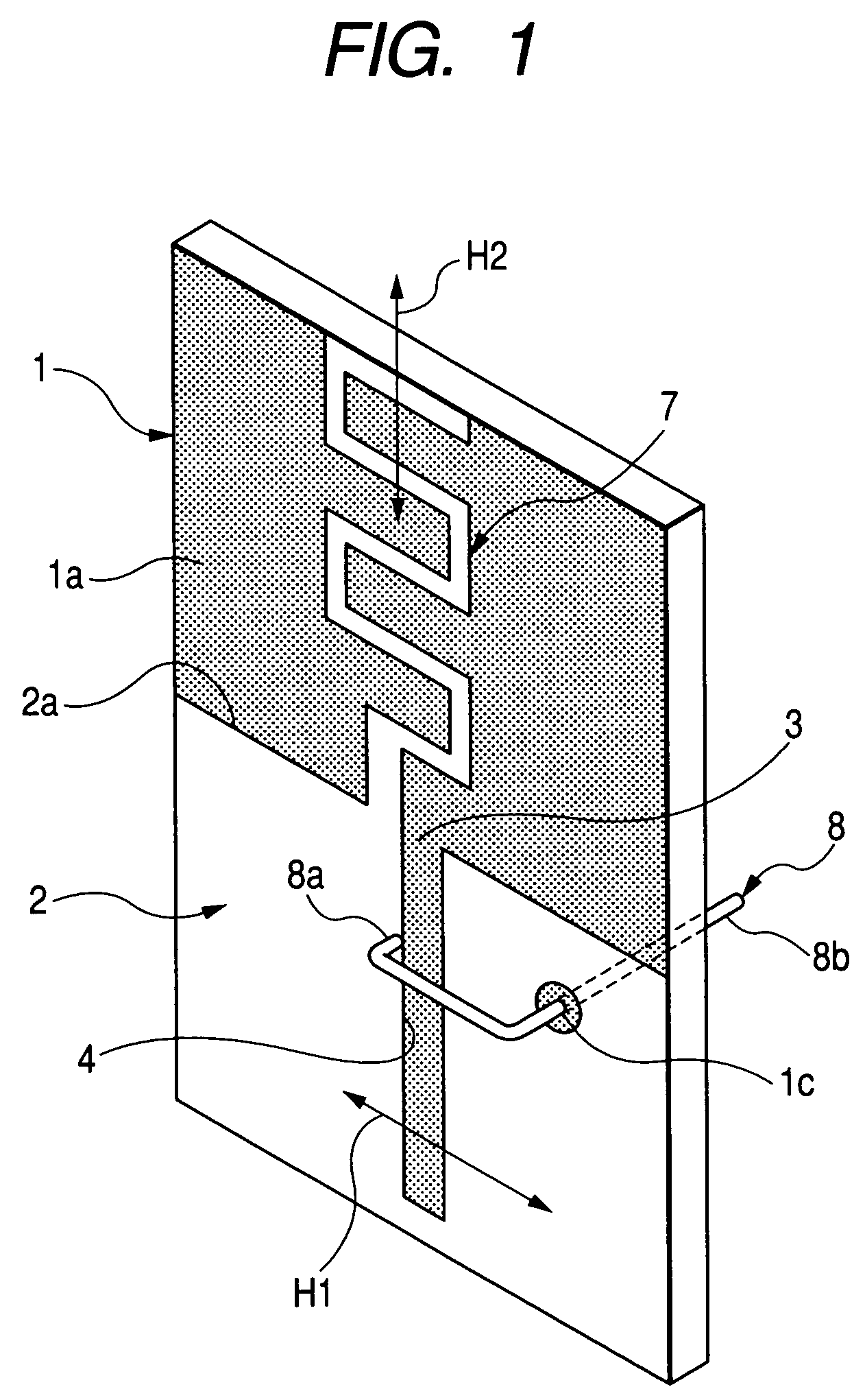 Antenna device having radiation characteristics suitable for ultrawideband communications