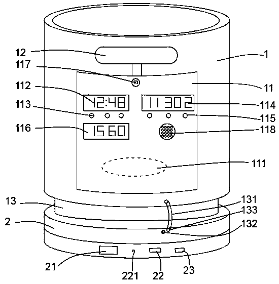 Multifunctional pen container