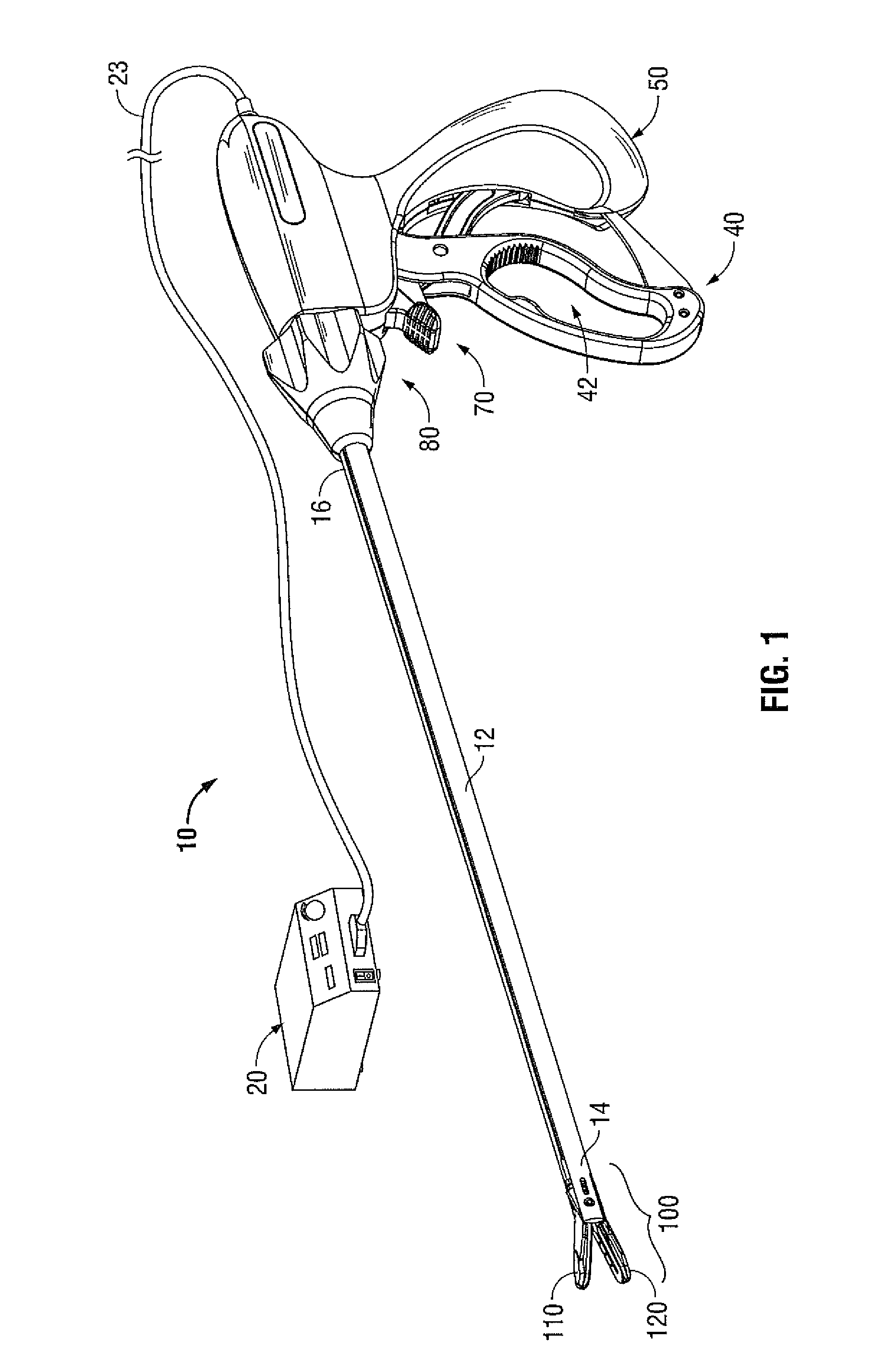 Power level transitioning in a surgical instrument