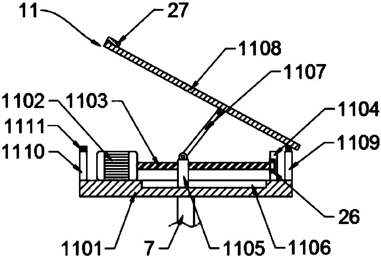 Automatic monitoring device for industrial pollution and monitoring method