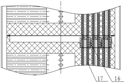 High-efficiency falling film type rectifier