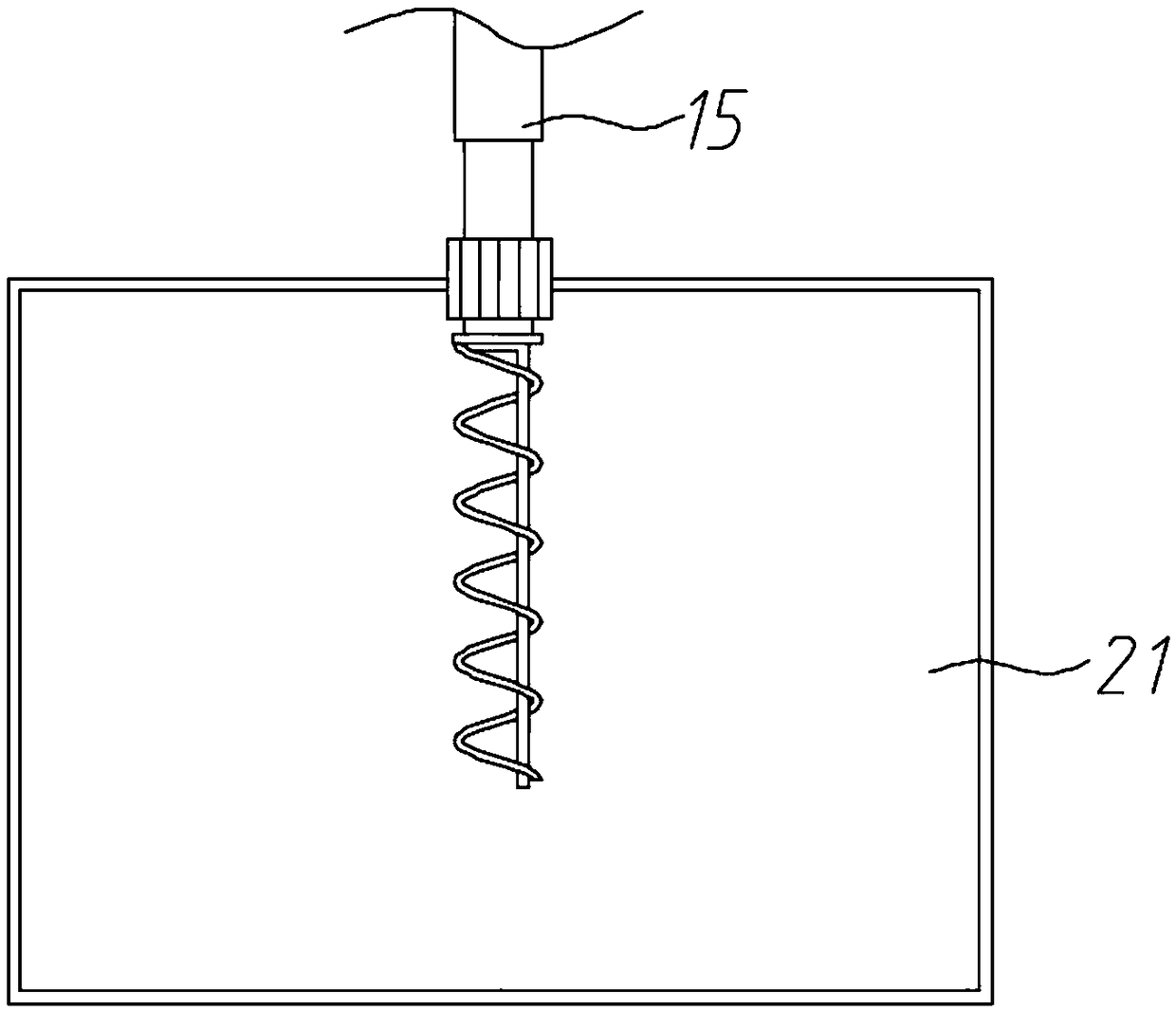 Mechanical blueberry harvesting device