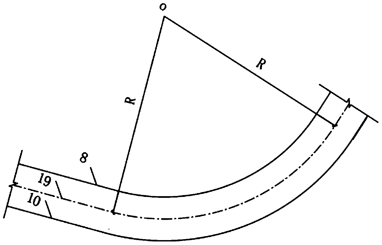 Blast hole construction method for reducing controlled blasting over-break and under-break through oblique flat curved tunnel