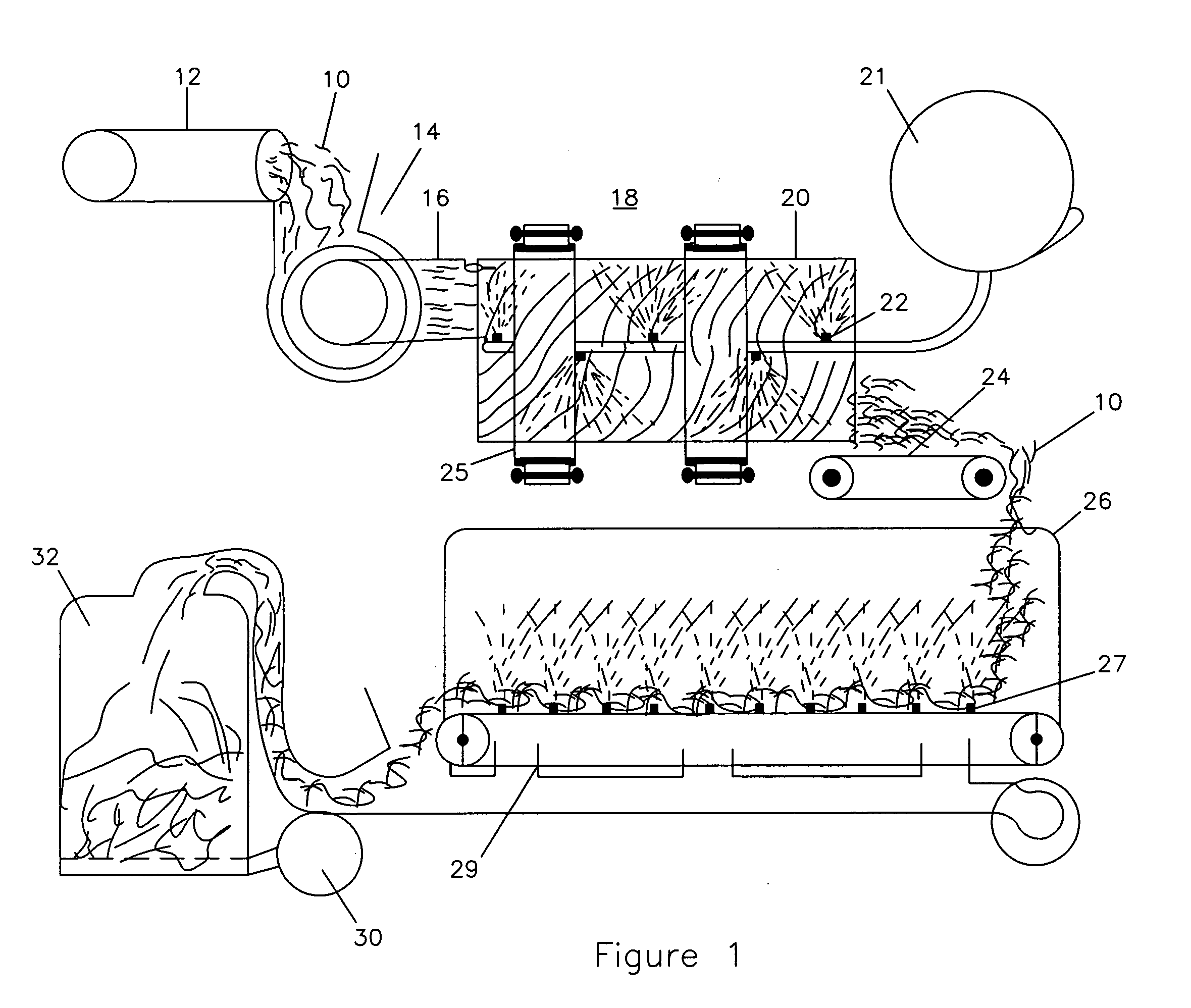 Designer pine straw preparation process