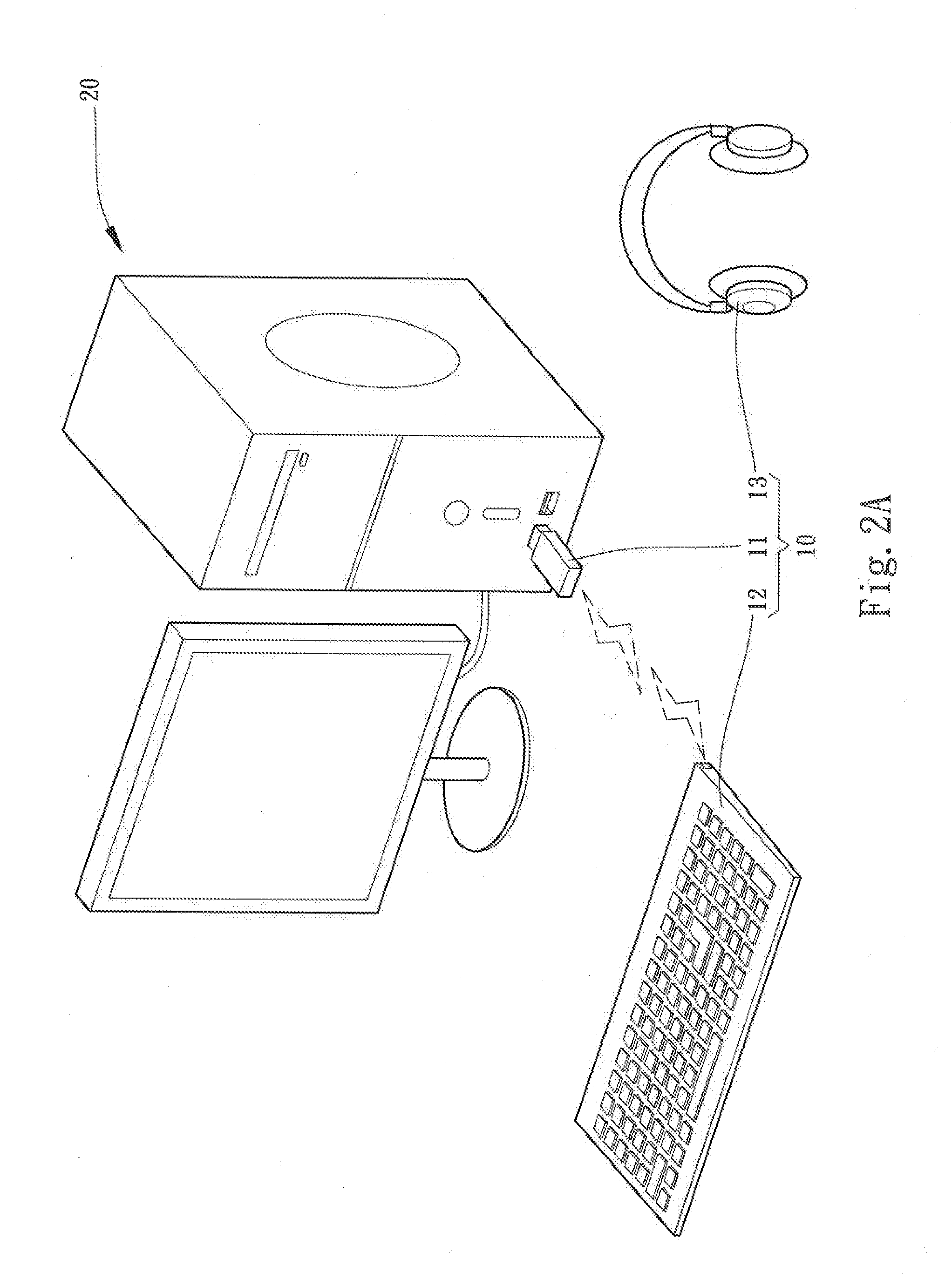 Method for setting system configuration of a computer connected with a one-to-many wireless device group during booting of the computer