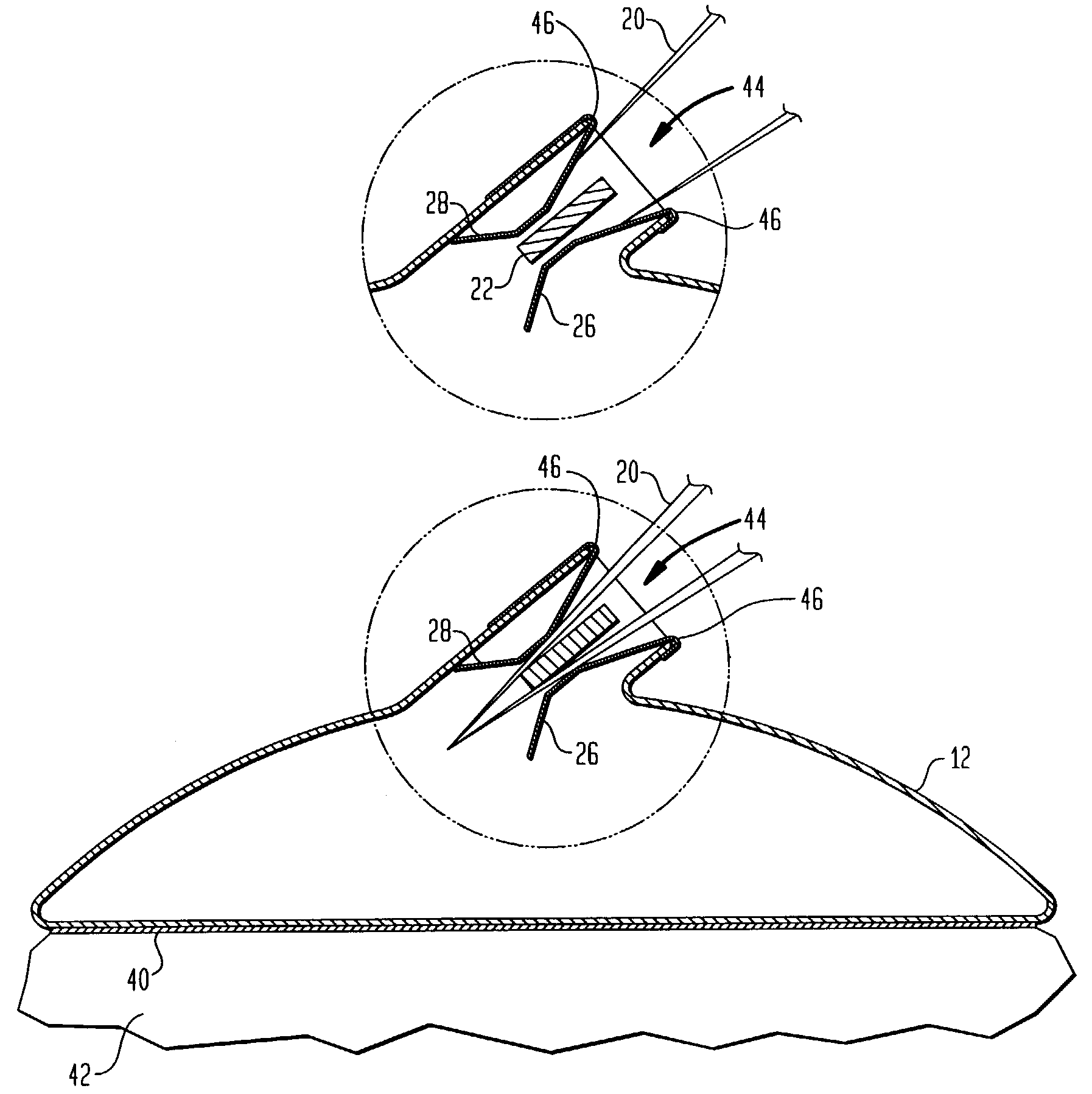 Surgical instrument and electrocautery tip-cleaning device