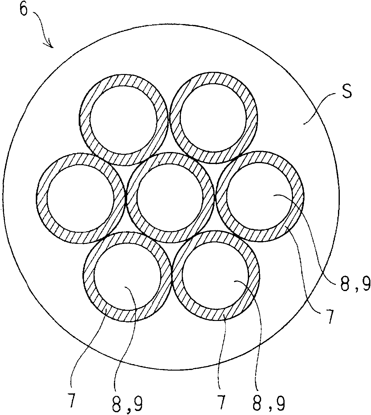 High frequency electric wire