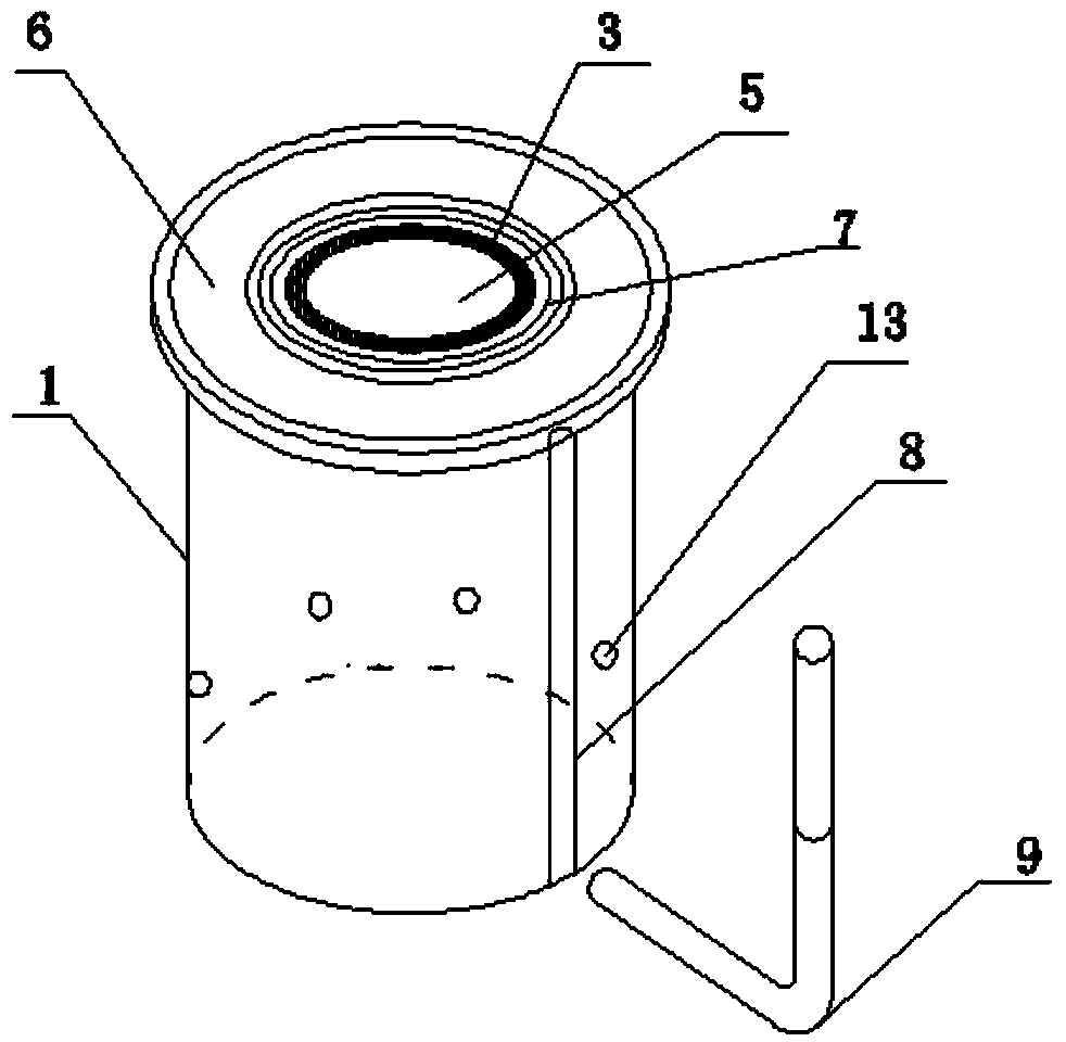 Comprehensive plant root bag culture apparatus capable of separating and collecting rhizosphere soil