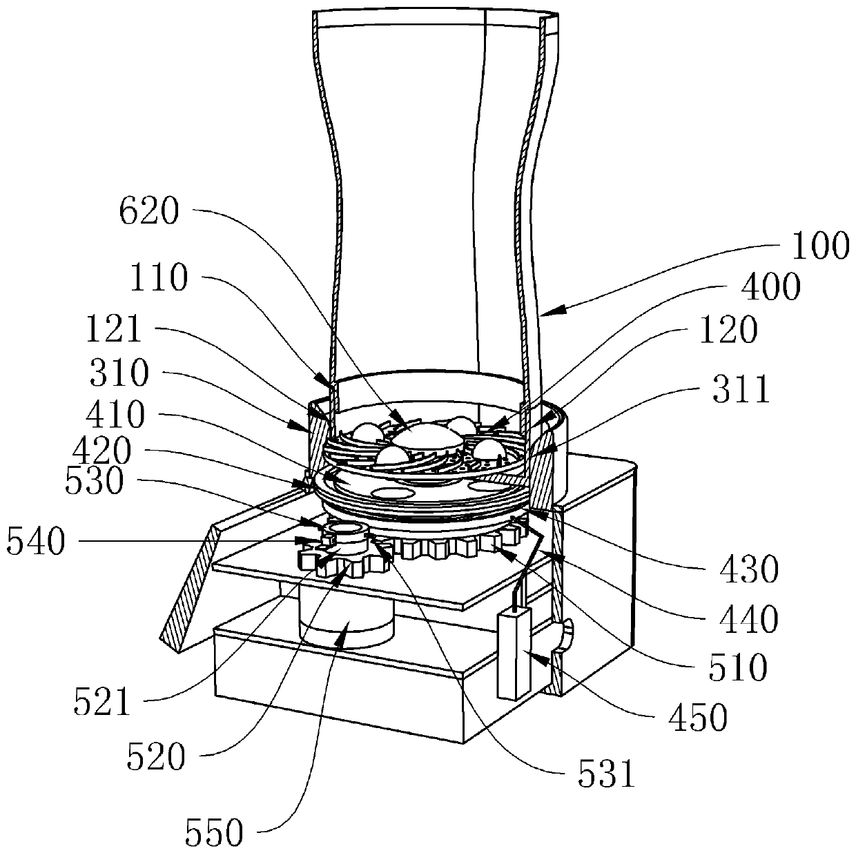 A feeding bottle base and its full-function glass feeding bottle