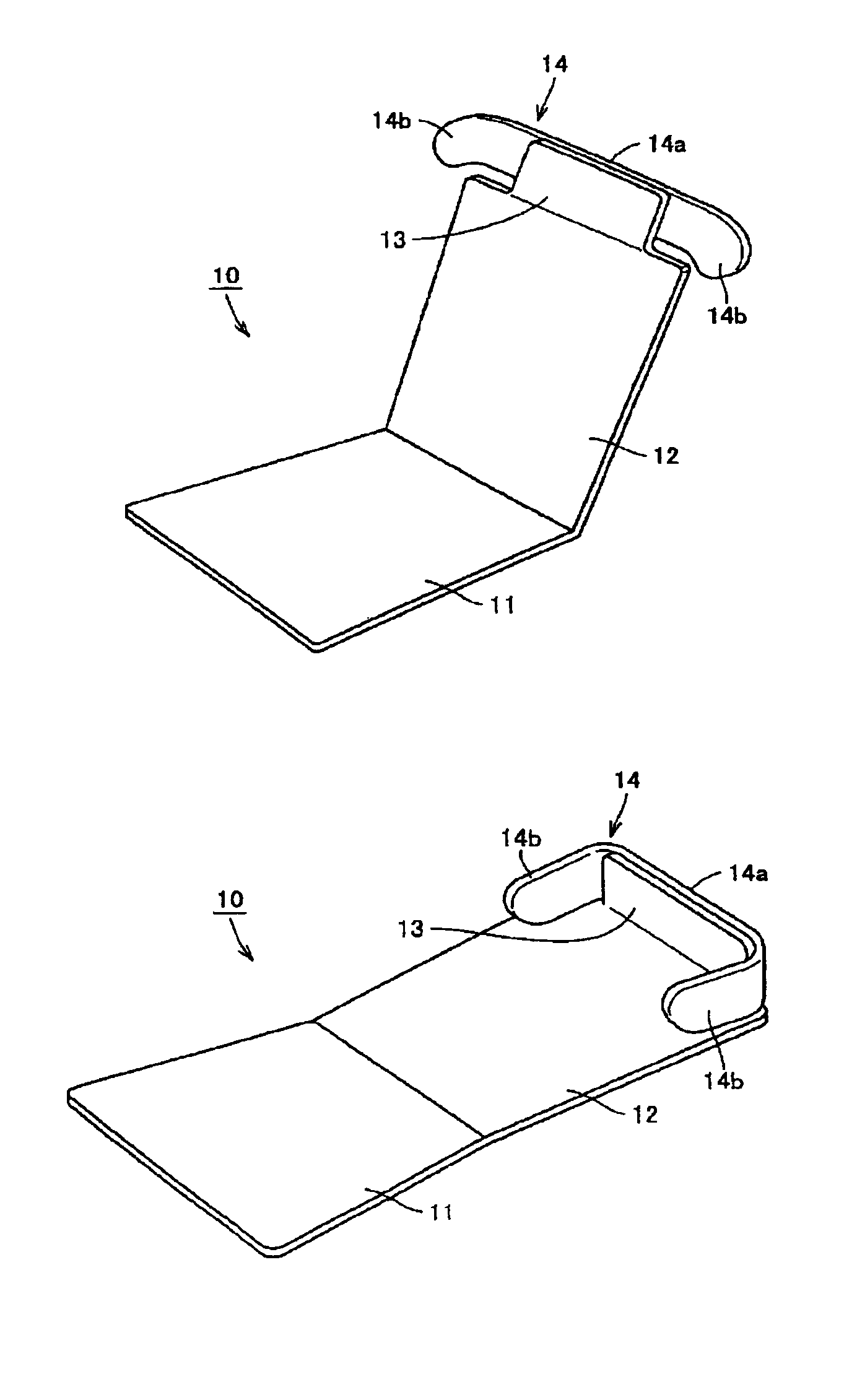 Seat forming member and head protector of child-care instrument