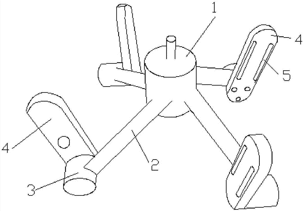 Non-blind area VR video collection device