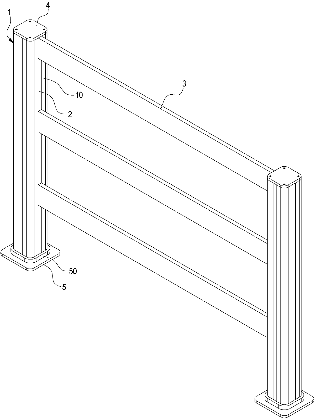 Combined type fence assembly