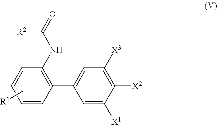 Process for preparing biphenylamines from anilides by ruthenium catalysis