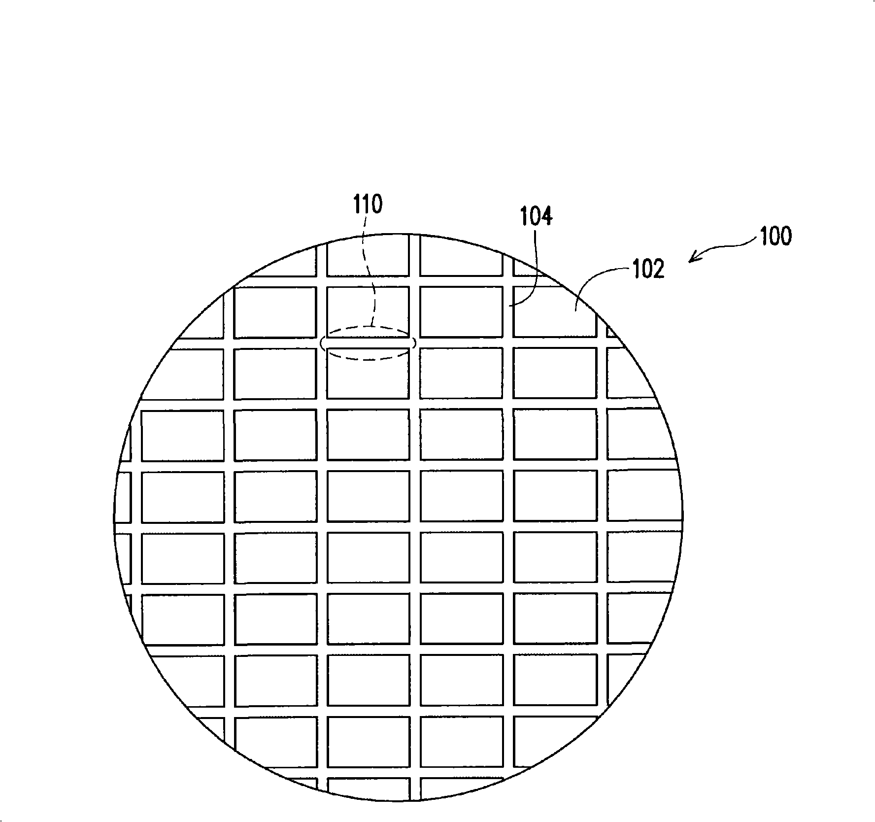 Integrated circuit structure for test