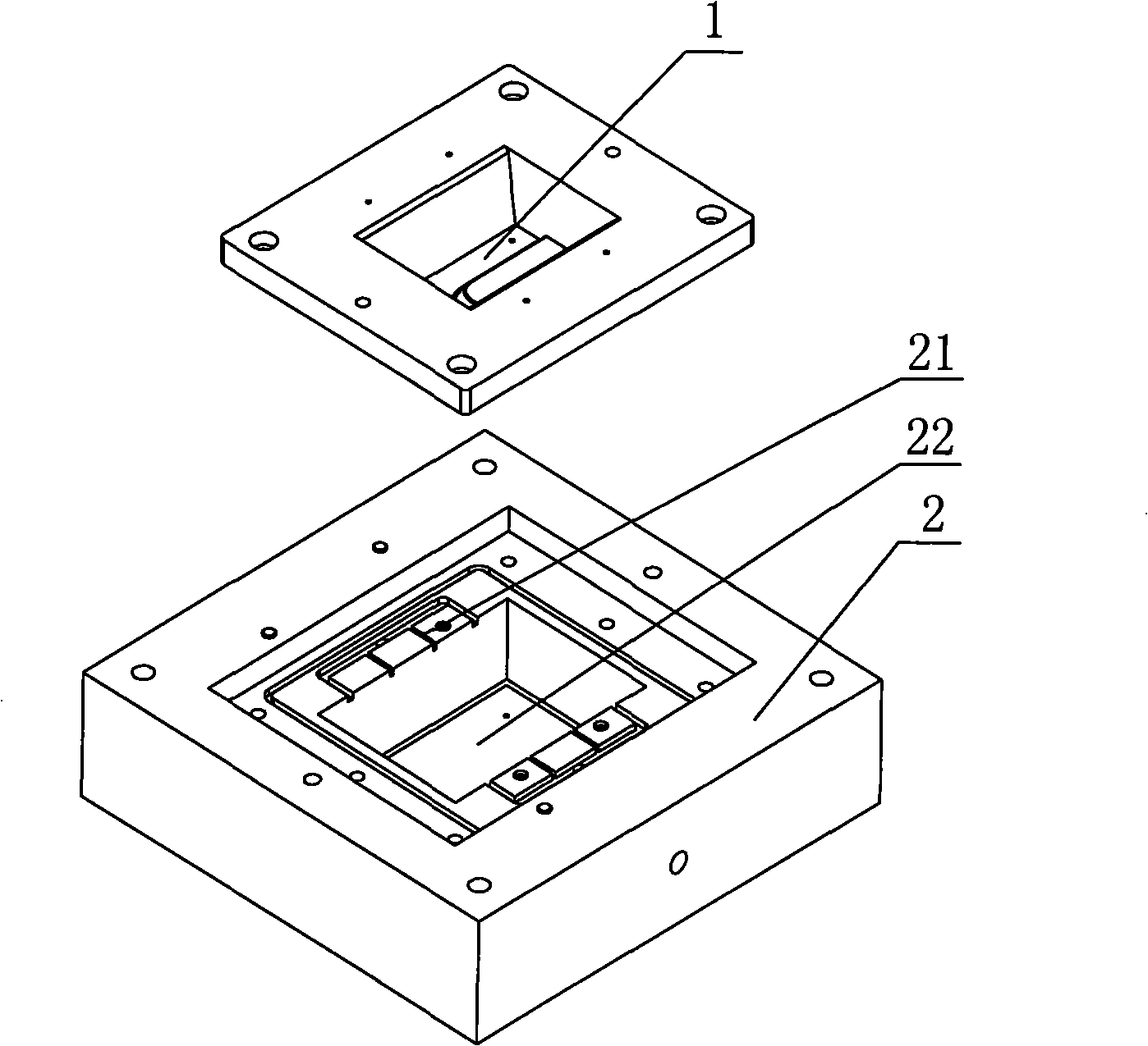 Cooling system of ultra-high strength steel hot stamping forming die