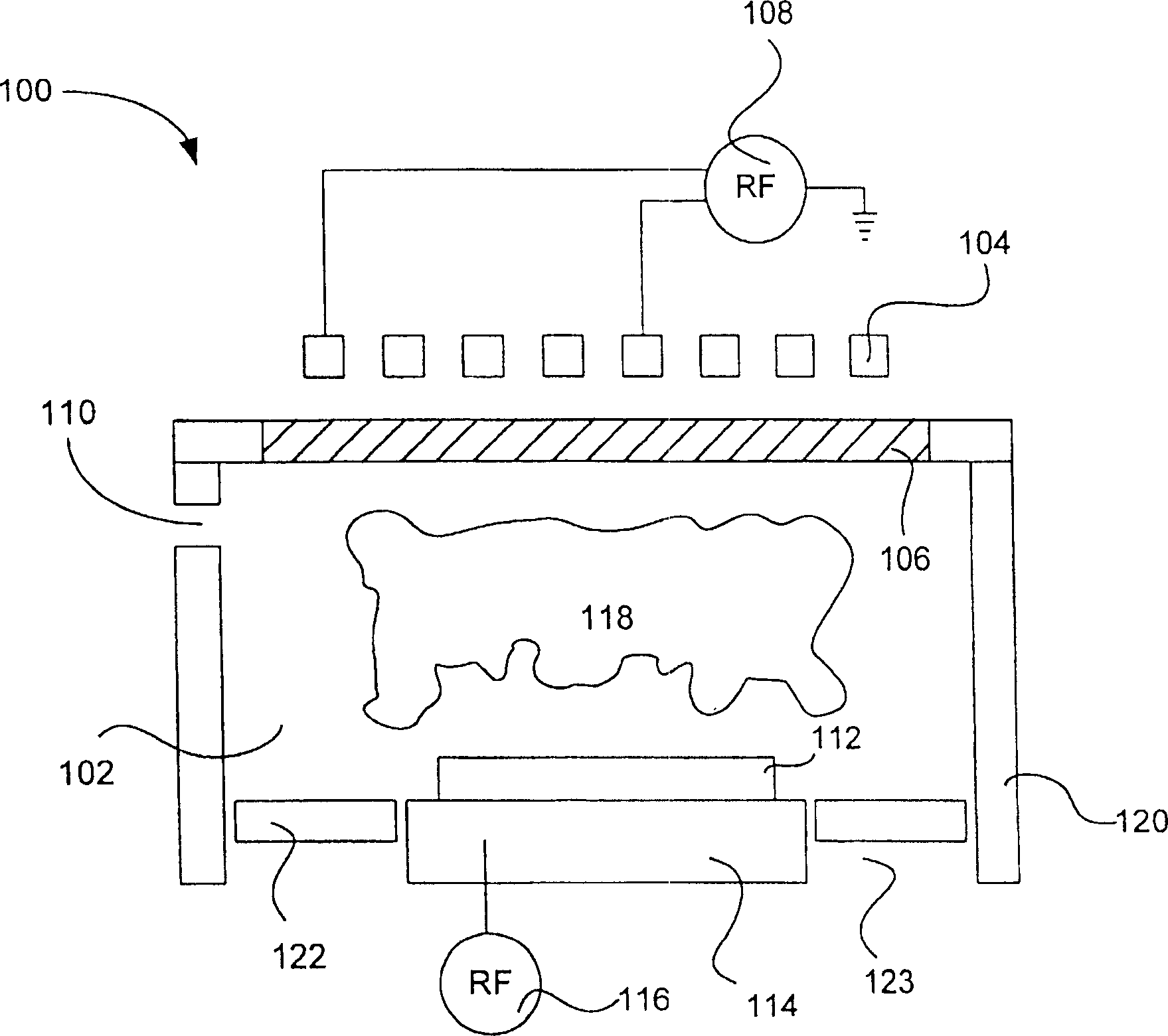 Apparutus for varying magnetic field to control volume of plasma