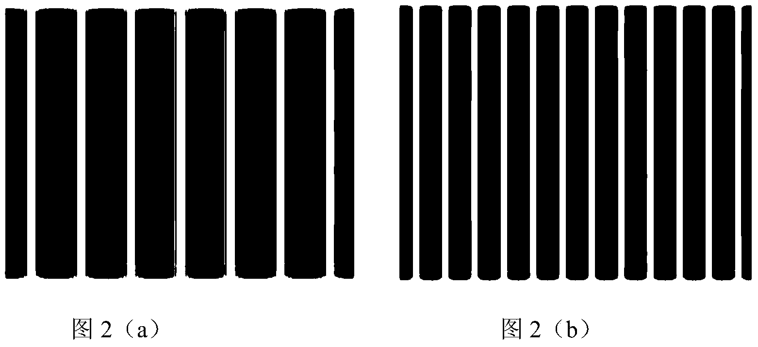 Time phase unwrapping method based on double frequency three-gray-scale sinusoidal grating fringe projection