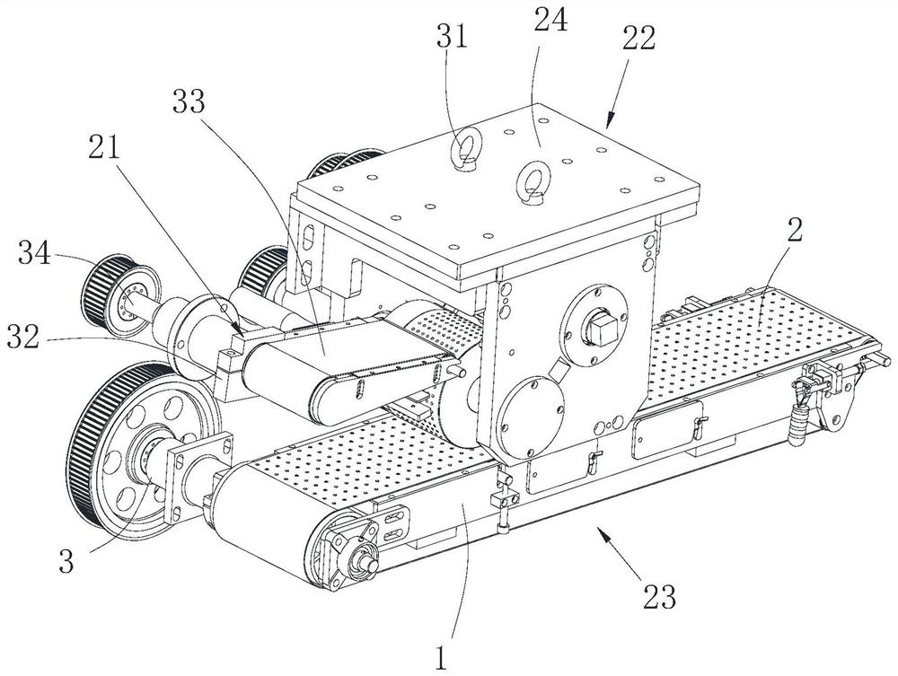 A kind of cloth and ear strap cooperating and attaching device