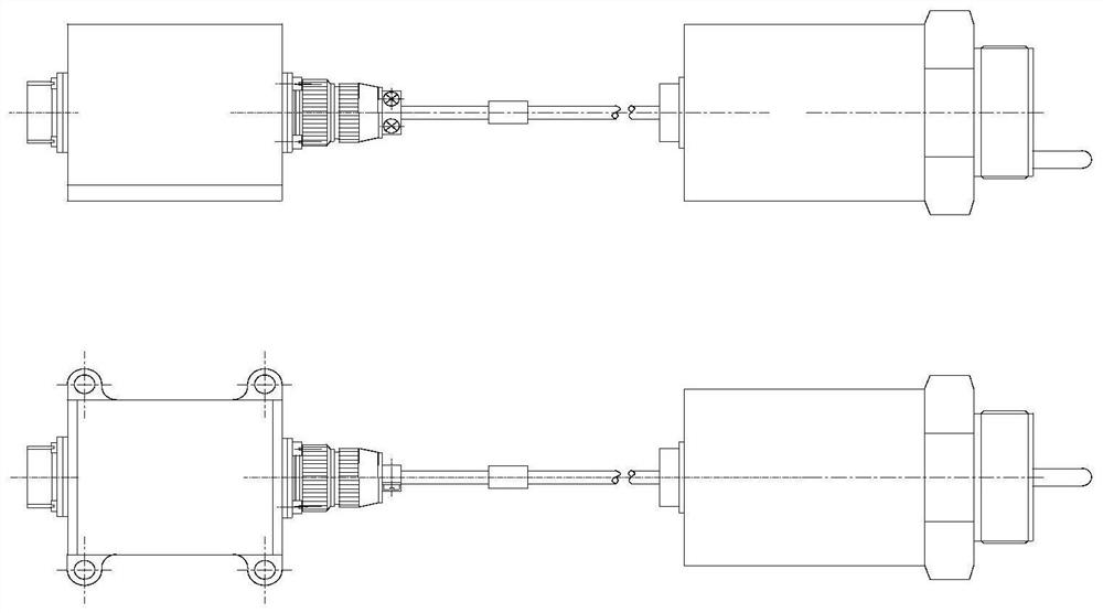 Sensor, measurement and control system and aircraft