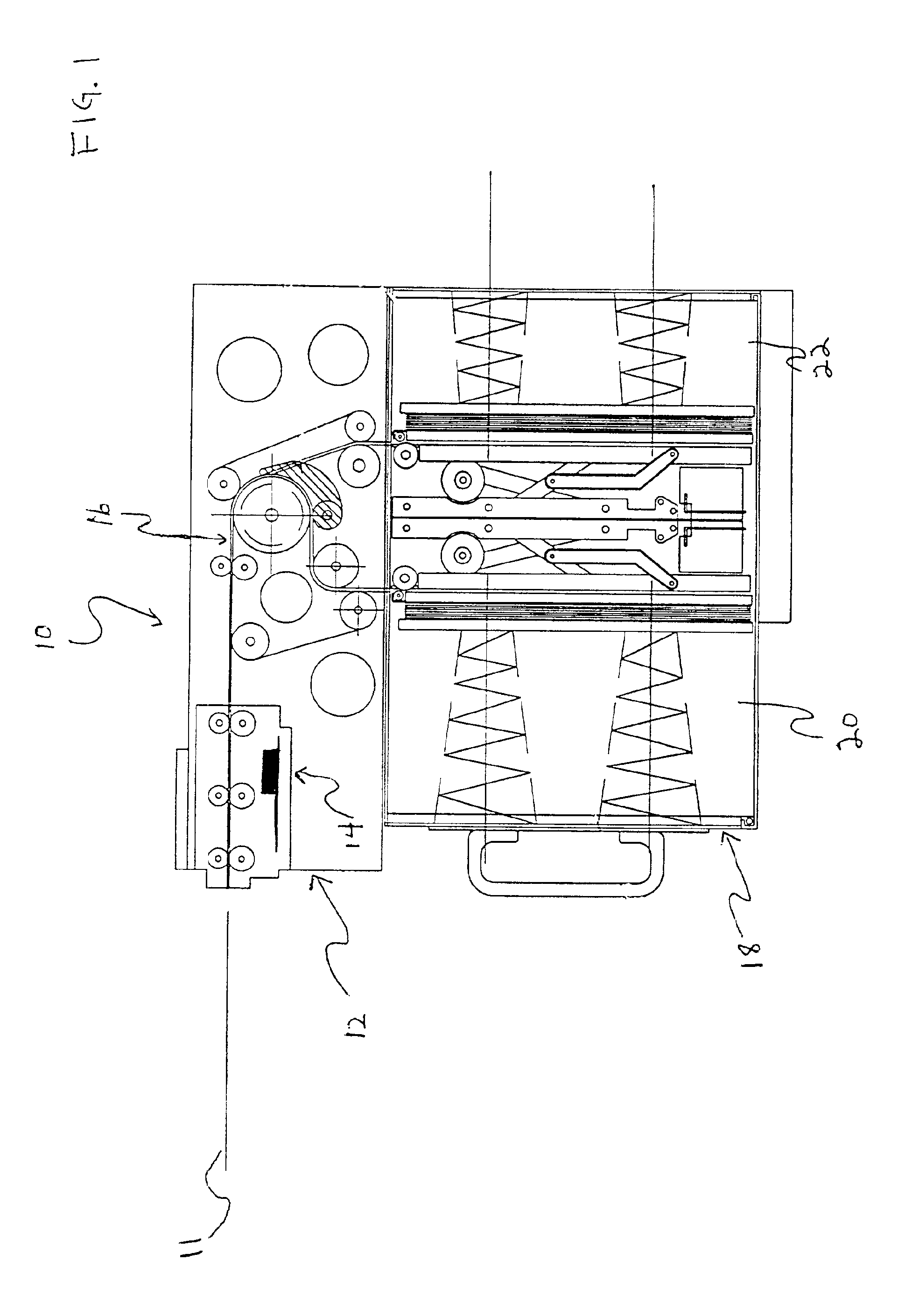 Dual cash box note and ticket validator