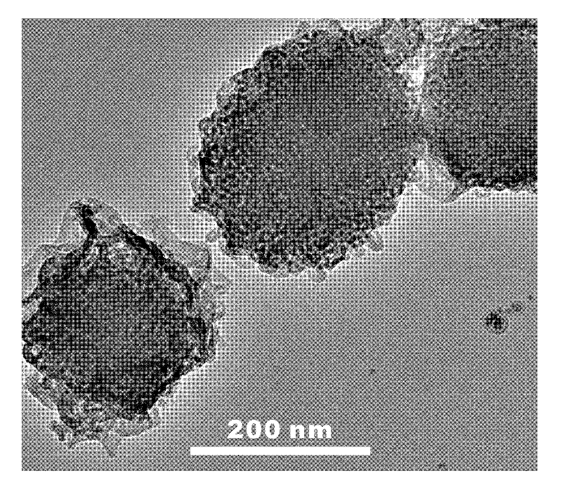 A fluorescent mesoporous silicon oxide nanomaterial and its preparation method and application