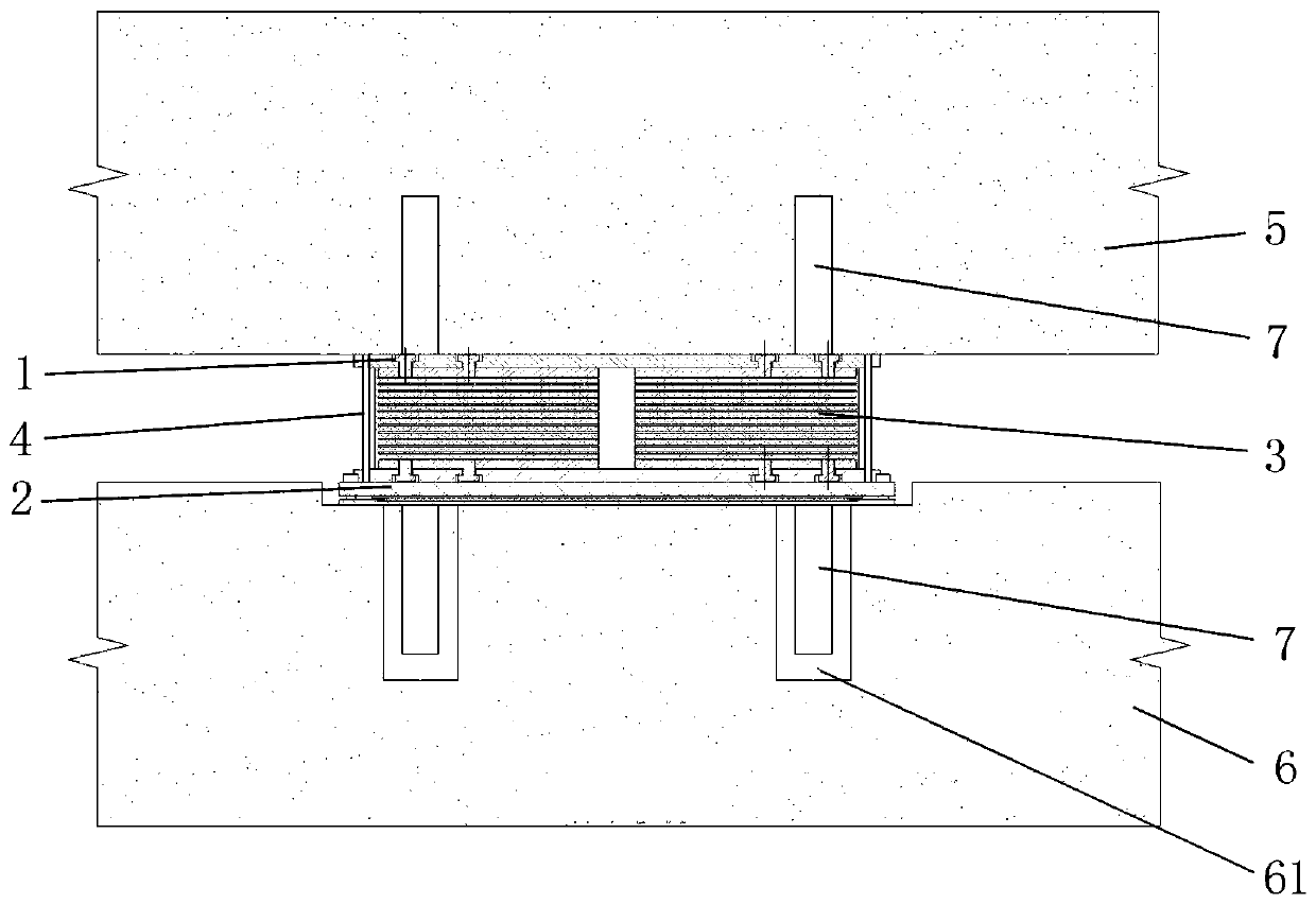 A kind of seismic isolation support for LNG storage tank and its installation method