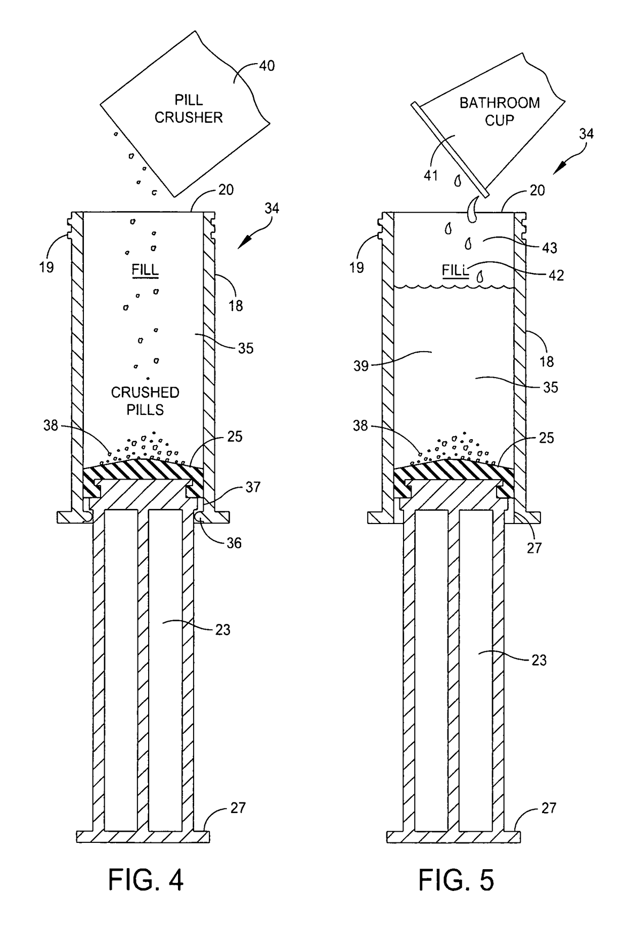 Enteral medication diluting syringe infuser