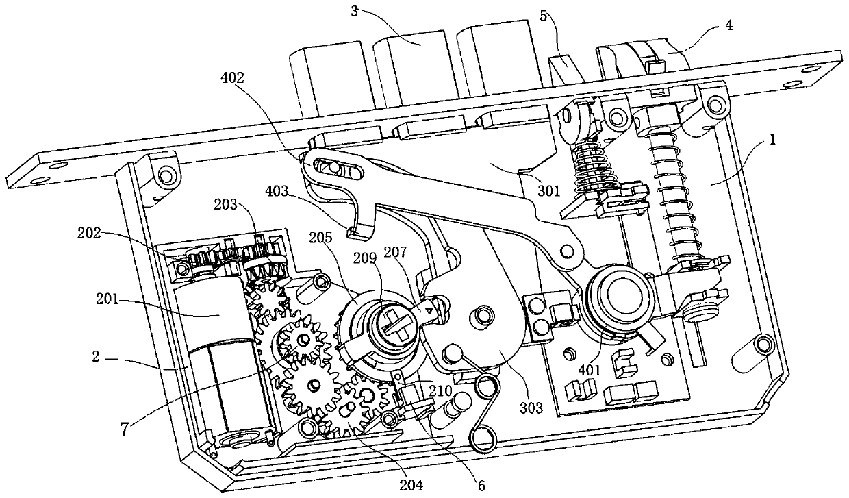 Anti-theft lock with modular drive device