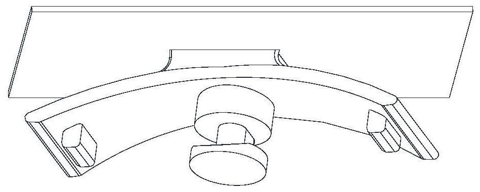 Rotary buckle structure, antenna plate and assembly method thereof