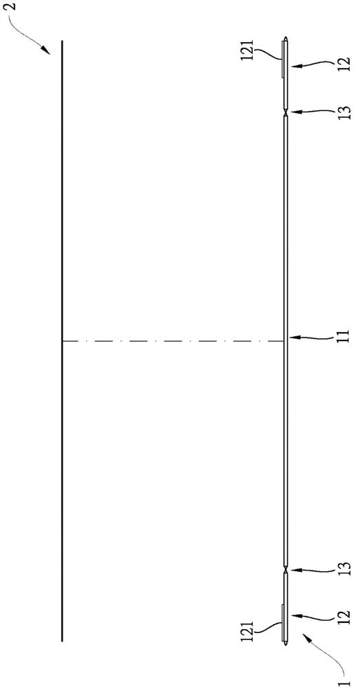 Packaging structure and conveying device