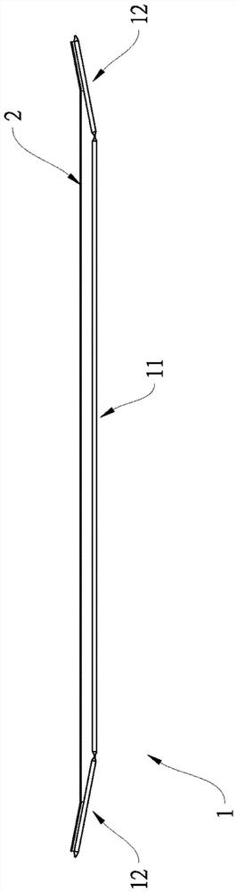 Packaging structure and conveying device