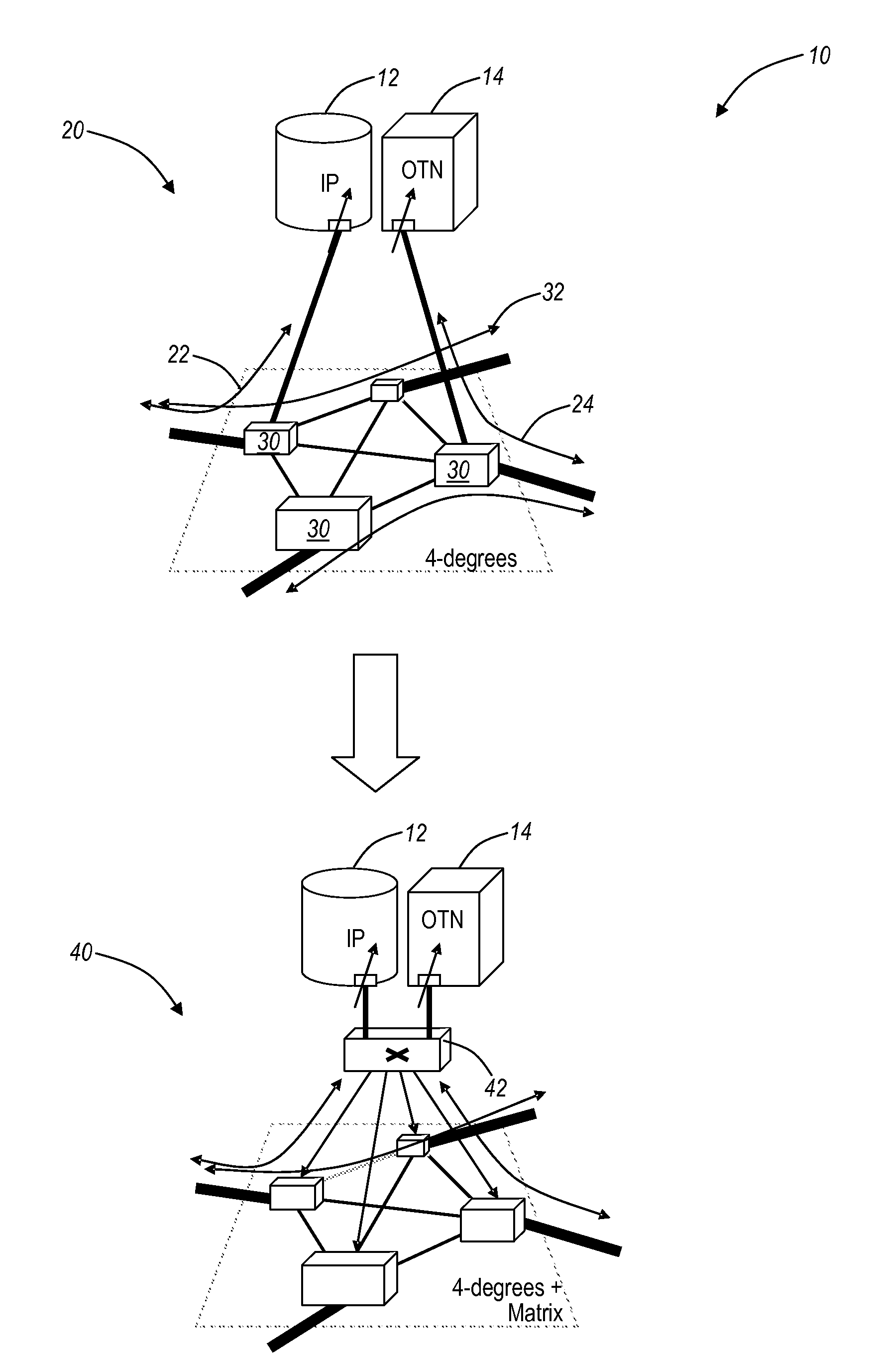 Reconfigurable optical add drop multiplexer node automated topology discovery systems and methods