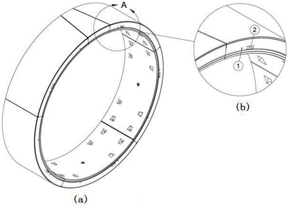 City subway overlapped shield tunnel segment structure adopting special longitudinal connecting pieces