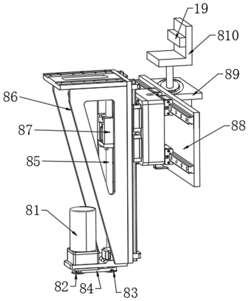 Disinfection and cleaning device for spinal internal fixation screw used for orthopedics department